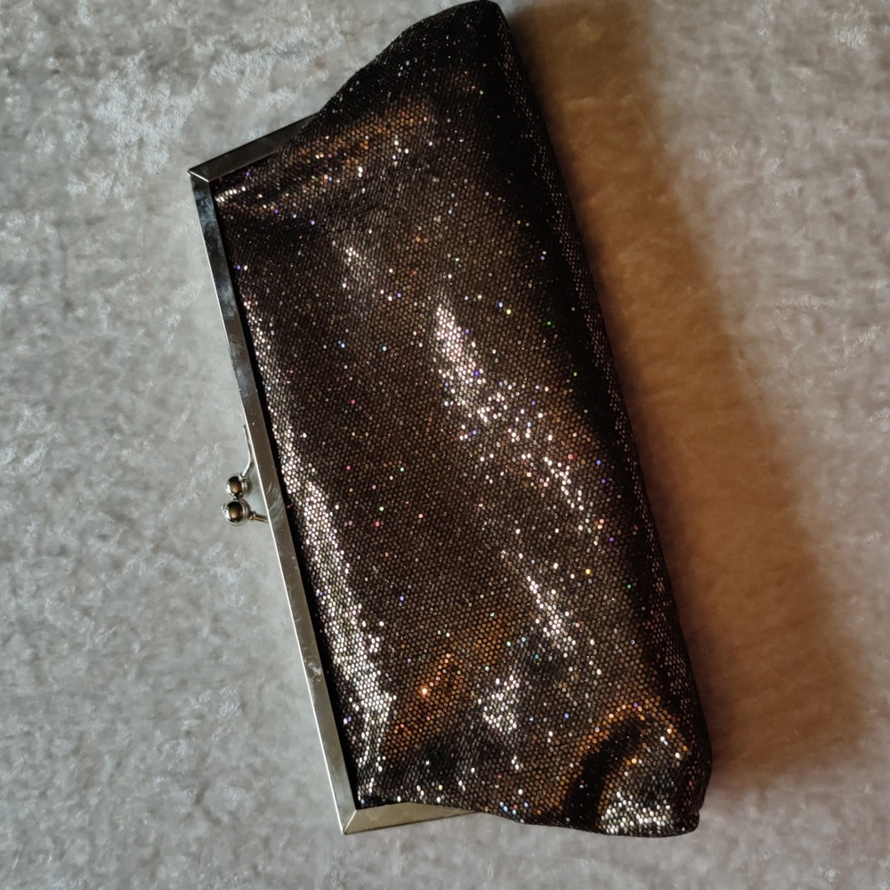 Clutch / handbag / evening bag with chain